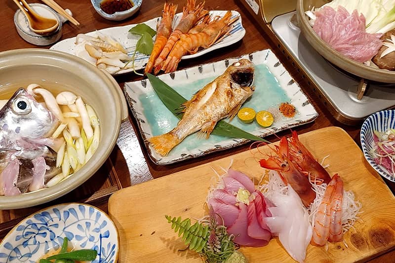 珍味特選，龜山島海域現撈魚蝦，一泊二食方案