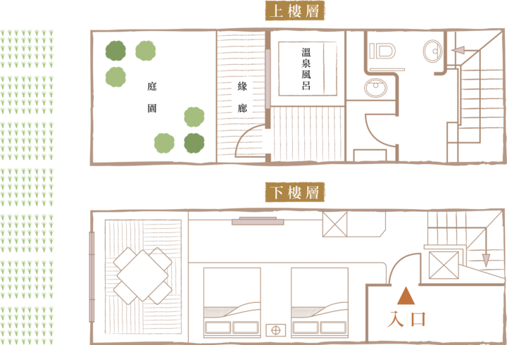 沐風 迎風 客室平面圖